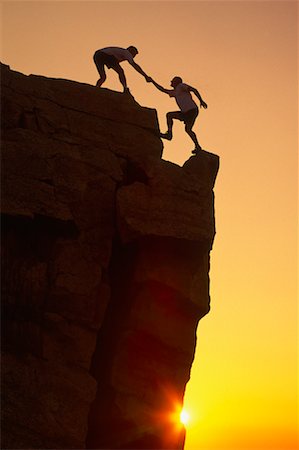 simsearch:6118-09039107,k - Two Men Rock Climbing Alberta, Canada Stock Photo - Rights-Managed, Code: 700-00199180