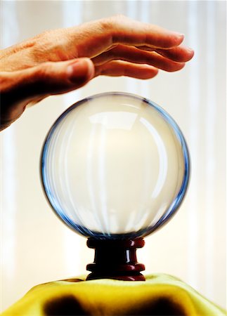 simsearch:700-00362048,k - Hand over Crystal Ball Stock Photo - Rights-Managed, Code: 700-00199197