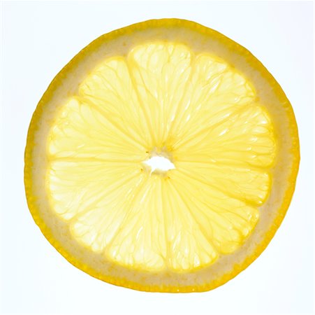 photography only of single fruit - Lemon Slice Stock Photo - Rights-Managed, Code: 700-00199285