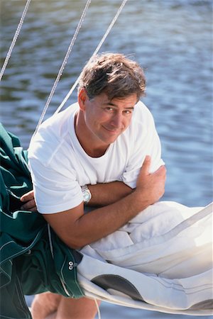 simsearch:700-00031838,k - Portrait of Man on Boat Stock Photo - Rights-Managed, Code: 700-00190826