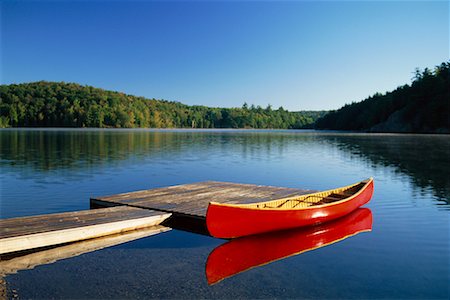 Canoe, Meech Lake Quebec, Canada Stock Photo - Rights-Managed, Code: 700-00190853
