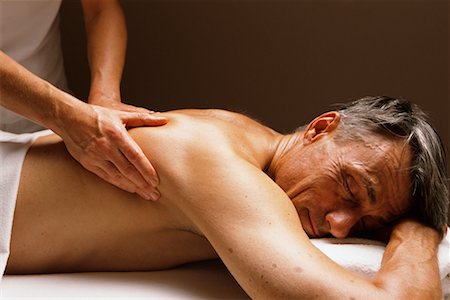 simsearch:600-01110360,k - Man Getting a Massage Stock Photo - Rights-Managed, Code: 700-00267986