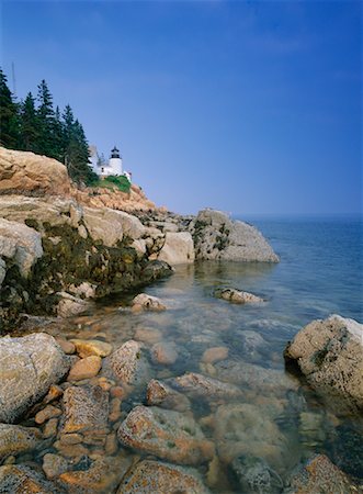 simsearch:600-02046089,k - Bass Harbour Head Lighthouse Acadia National Park Maine, USA Stock Photo - Rights-Managed, Code: 700-00268909