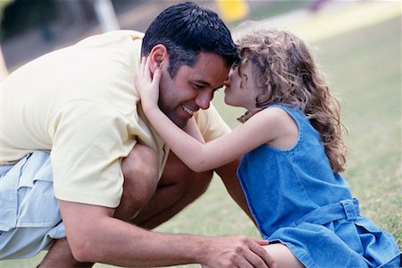 pictures of a little girl whispering - Father and Daughter Stock Photo - Rights-Managed, Code: 700-00269566