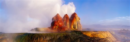 Fly Geyser, Black Rock Desert Nevada, USA Stock Photo - Rights-Managed, Code: 700-00274871