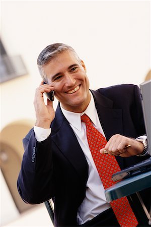 simsearch:700-00695760,k - Business Man on Cell Phone Stock Photo - Rights-Managed, Code: 700-00274954