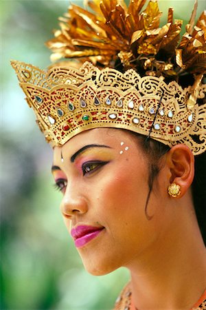 Close-up of Balinese Dancer Foto de stock - Con derechos protegidos, Código: 700-00285421