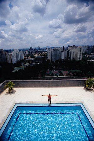 Woman on Rooftop Sao Paulo, Brazil Stock Photo - Rights-Managed, Code: 700-00280587