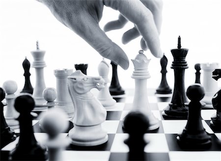 simsearch:700-00075674,k - Playing Chess Stock Photo - Rights-Managed, Code: 700-00280886