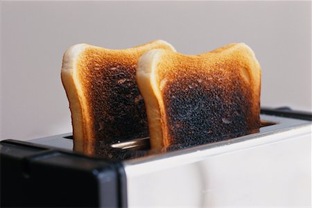 ruined food - Burned Toast Stock Photo - Rights-Managed, Code: 700-00281075