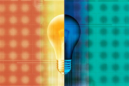 simsearch:700-00077410,k - Light Bulb with Pattern Stock Photo - Rights-Managed, Code: 700-00281470