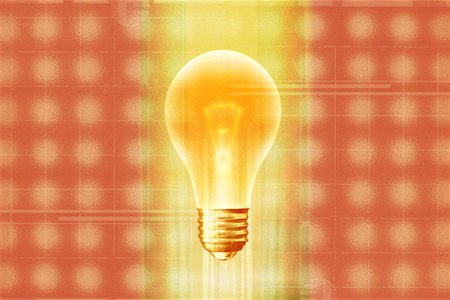 simsearch:700-00077410,k - Light Bulb with Pattern Stock Photo - Rights-Managed, Code: 700-00281471