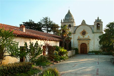 simsearch:700-03644867,k - Carmel Mission Basilica Carmel By-The-Sea, California USA Stock Photo - Rights-Managed, Code: 700-00317376