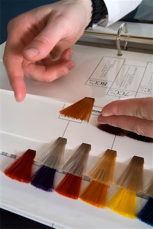 simsearch:693-06022101,k - Hair Colour Chart Stock Photo - Rights-Managed, Code: 700-00328147