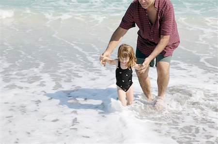 simsearch:700-00046927,k - Grandfather and Granddaughter On Beach Stock Photo - Rights-Managed, Code: 700-00328544