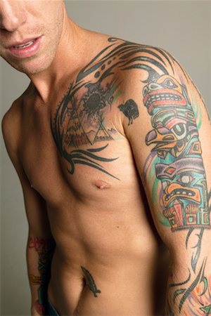 Close-up of Tattoos Stock Photo - Rights-Managed, Code: 700-00328727