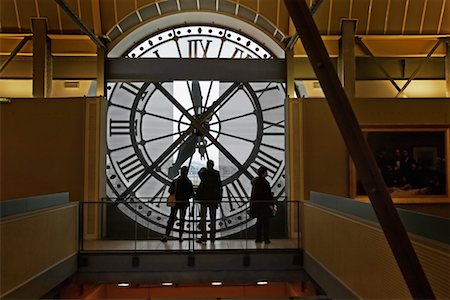 People Looking Out the Clock Tower at Musee d'Orsay Paris, France Stock Photo - Rights-Managed, Code: 700-00328879