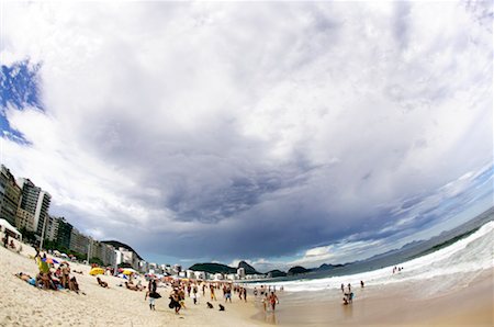 Copacabana Beach, Brazil Stock Photo - Rights-Managed, Code: 700-00329222