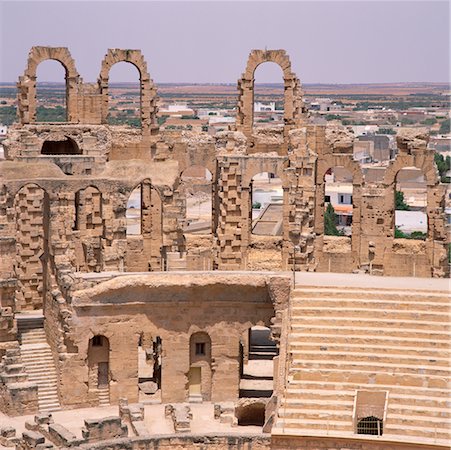 Amphitheatre El Djem, Tunisia Stock Photo - Rights-Managed, Code: 700-00349920