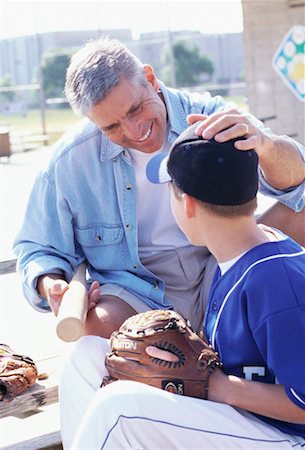 Father and Son Playing Baseball Stock Photo - Rights-Managed, Code: 700-00342060