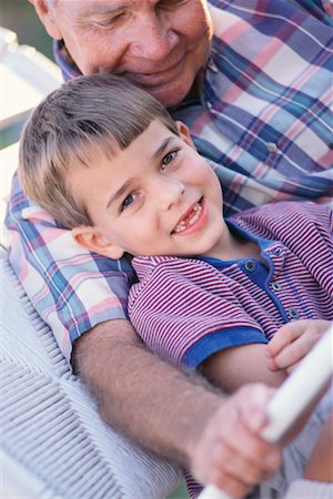 simsearch:700-00361698,k - Boy Sitting with Grandfather Stock Photo - Rights-Managed, Code: 700-00342079