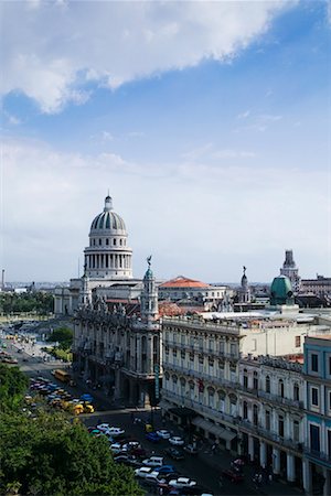 simsearch:700-06465885,k - El Capitolio and Hotel Inglaterra Havana, Cuba Stock Photo - Rights-Managed, Code: 700-00356708