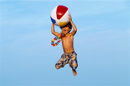 simsearch:700-00520129,k - Boy Jumping with Beach Ball Stock Photo - Rights-Managed, Code: 700-00350184
