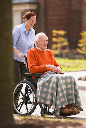 Caregiver and Patient Stock Photo - Rights-Managed, Code: 700-00350634