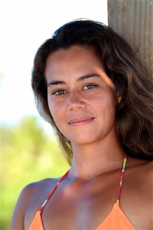 french polynesian - Portrait of Woman Stock Photo - Rights-Managed, Code: 700-00365614