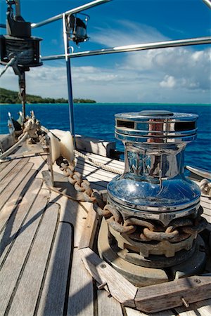 Electric Windlass on Sailboat Stock Photo - Rights-Managed, Code: 700-00365627