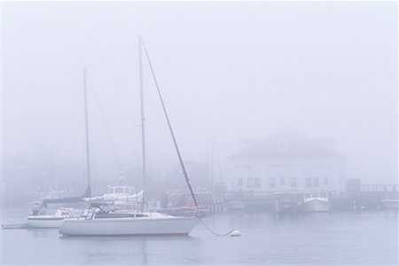 simsearch:700-00078908,k - Boats in Mist Menemsha, Martha's Vineyard Massachusetts, USA Stock Photo - Rights-Managed, Code: 700-00366289