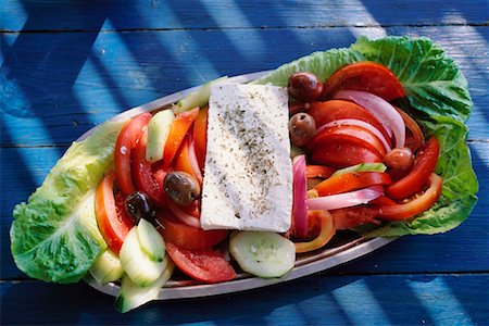 simsearch:700-01099893,k - Greek Salad Stock Photo - Rights-Managed, Code: 700-00368013