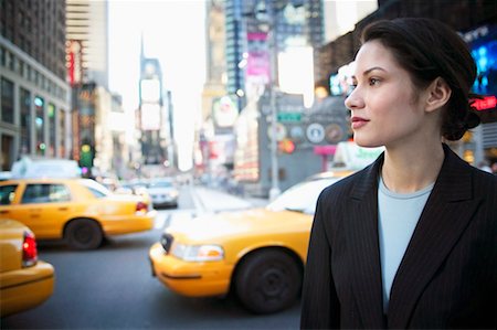 simsearch:700-00695782,k - Woman Standing Outdoors New York, New York, USA Stock Photo - Rights-Managed, Code: 700-00368159