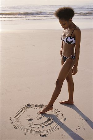 Woman at the Beach Stock Photo - Rights-Managed, Code: 700-00363597