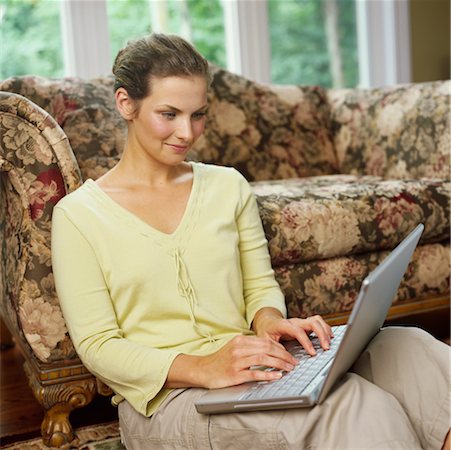 simsearch:700-00083403,k - Woman Using a Laptop Computer Stock Photo - Rights-Managed, Code: 700-00377977