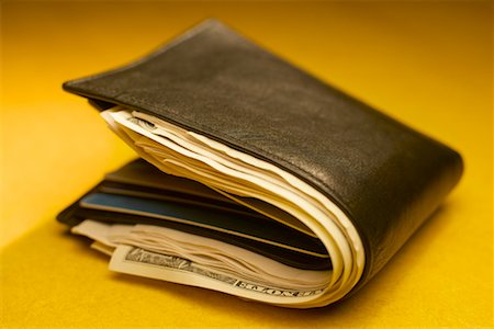 Wallet with American Currency Stock Photo - Rights-Managed, Code: 700-00404146