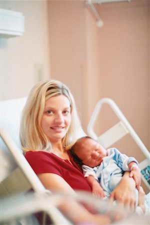 simsearch:700-00477491,k - Mother and Newborn Baby in Hospital Stock Photo - Rights-Managed, Code: 700-00424730