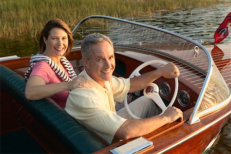 simsearch:700-00424852,k - Couple Posing in Boat Stock Photo - Rights-Managed, Code: 700-00424867