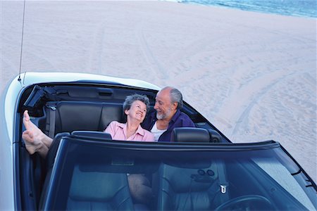 simsearch:700-00194002,k - Mature Couple in Convertible Stock Photo - Rights-Managed, Code: 700-00425133