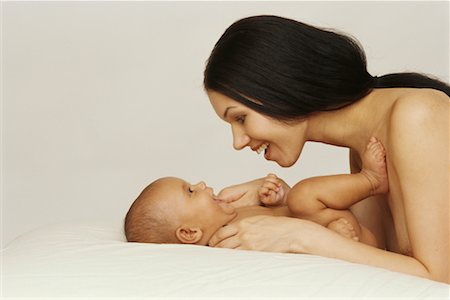 simsearch:600-01112884,k - Mother Playing with Baby Stock Photo - Rights-Managed, Code: 700-00426111
