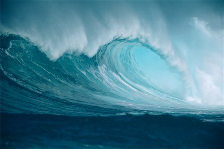 simsearch:600-01030175,k - Waves in Pacific Ocean, Oahu, Hawaii, USA Stock Photo - Rights-Managed, Code: 700-00426315