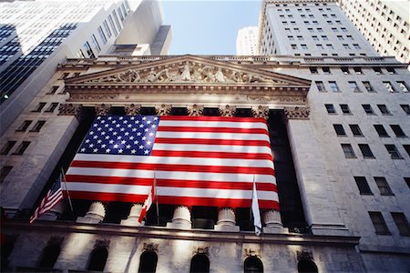 stock exchange building - New York Stock Exchange, New York City, New York, USA Stock Photo - Rights-Managed, Code: 700-00429471