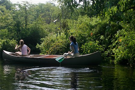 simsearch:400-05308802,k - Two Friends Canoeing Stock Photo - Rights-Managed, Code: 700-00430038