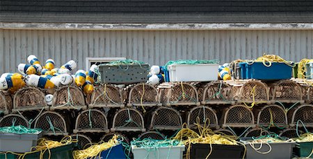 simsearch:700-00015498,k - Lobster Traps, Prince Edward Island, Canada Foto de stock - Con derechos protegidos, Código: 700-00430375