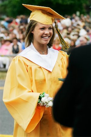 simsearch:700-03294872,k - Woman at Graduation Stock Photo - Rights-Managed, Code: 700-00430782