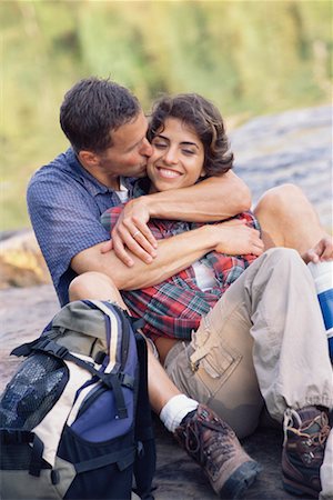 simsearch:700-00554641,k - Couple Resting During Hike Stock Photo - Rights-Managed, Code: 700-00459817