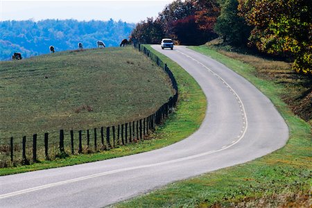 simsearch:700-02670977,k - Country Highway, Blue Ridge Mountains, Kentucky, USA Stock Photo - Rights-Managed, Code: 700-00459932