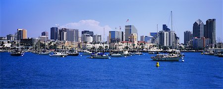 simsearch:693-03314237,k - Sailboats in Harbor, San Diego, California, USA Stock Photo - Rights-Managed, Code: 700-00459975