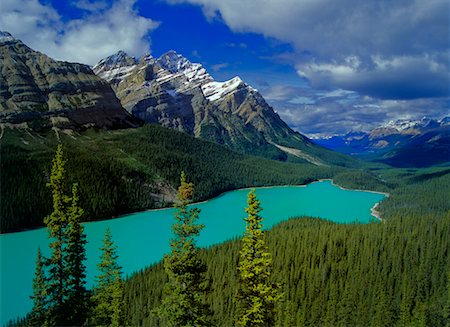 simsearch:841-07590044,k - Mount Patterson, Peyto Lake, Banff National Park, Alberta, Canada Stock Photo - Rights-Managed, Code: 700-00452692