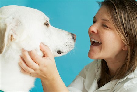 simsearch:700-00897631,k - Woman With Dog Stock Photo - Rights-Managed, Code: 700-00477400
